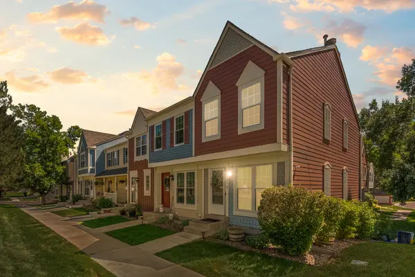 Exterior of 6718 S Holland Way townhome in Dutch Ridge Littleton Colorado